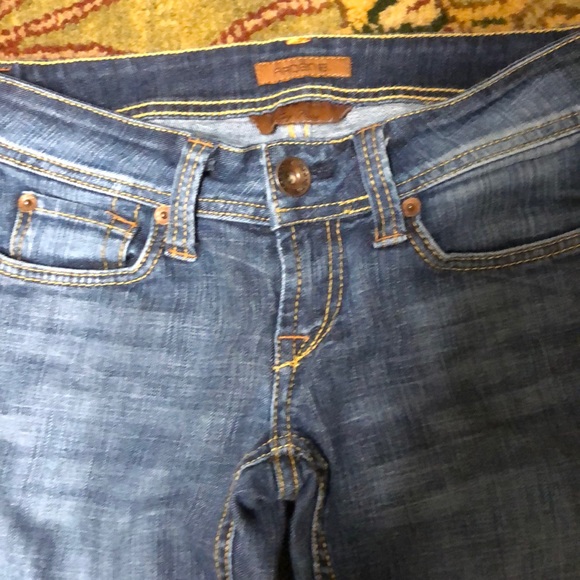 Arden b Lexi flare blue jeans made in USA 26 - Picture 6 of 9